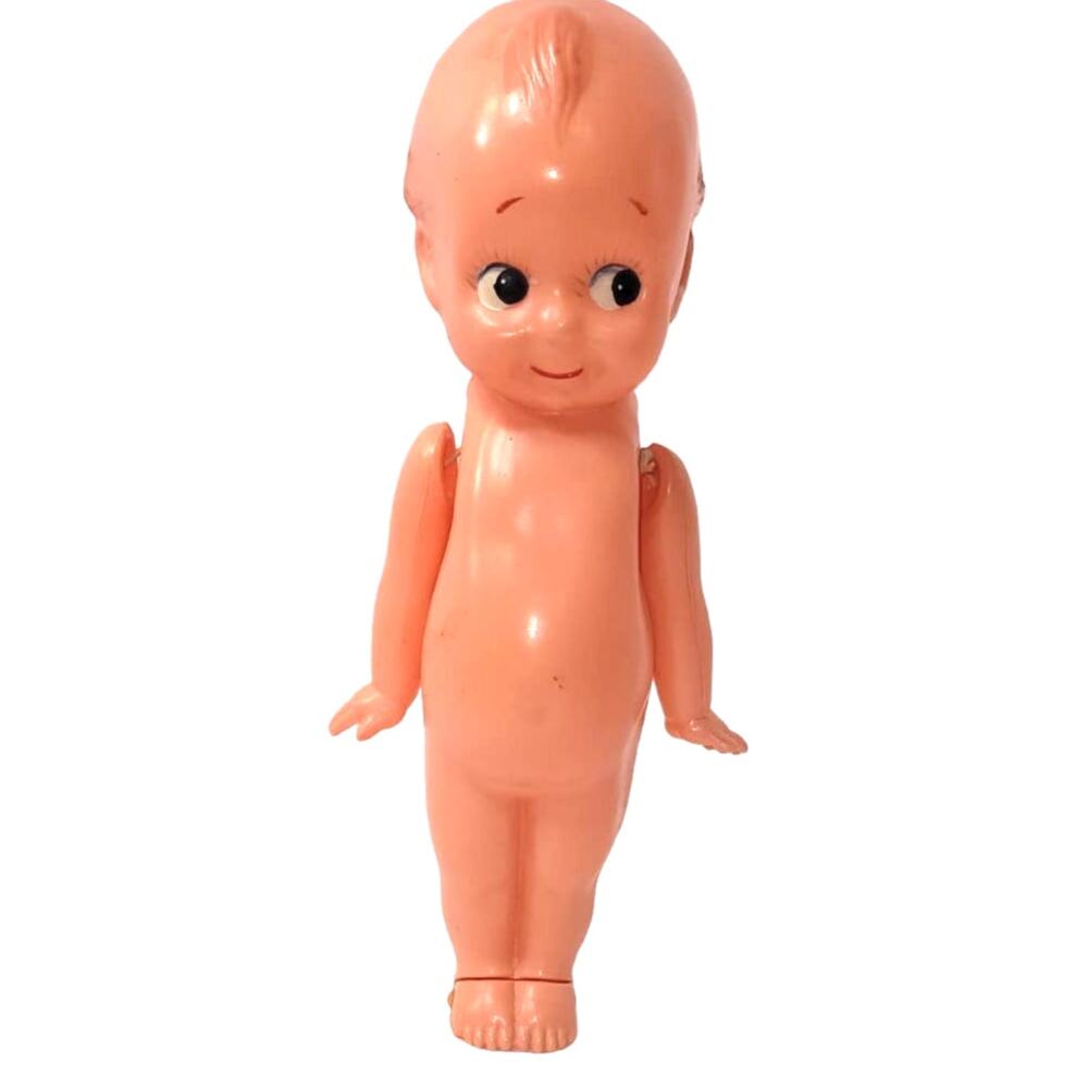 Vintage 8" Celluloid Kewpie with Swinging Arms & Frozen Legs